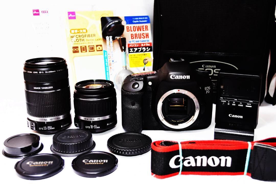 超高画質Canon EOS 7D ダブルレンズセット標準&望遠 lram-fgr.ma