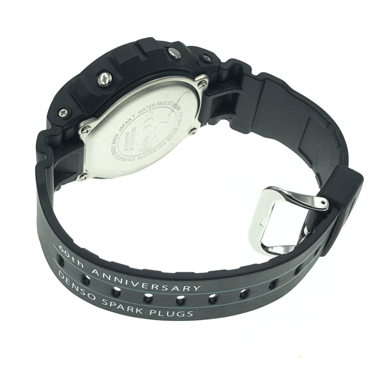 ◎【未使用】CASIO カシオ G-SHOCK × DENSO コラボ 60周年記念モデル DW6900FS ブラック 黒 ラバーベルト メンズ 腕時計 外箱 内箱_画像3