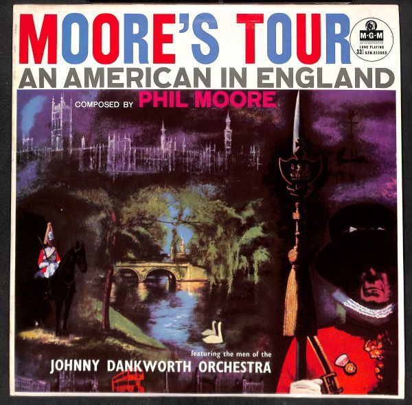 ★英国盤 初回オリジナル プロモ MONO重量盤 メガレア Phil Moore / Moore's Tour An American In England (MGM-C-790)