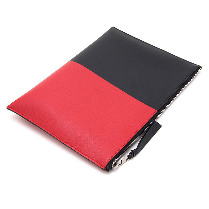 б/у прекрасный товар Loewe сумка William do Morgan коллекция do-do- Flat сумка красный чёрный LOEWE черный красный кожа кожа Испания производства 