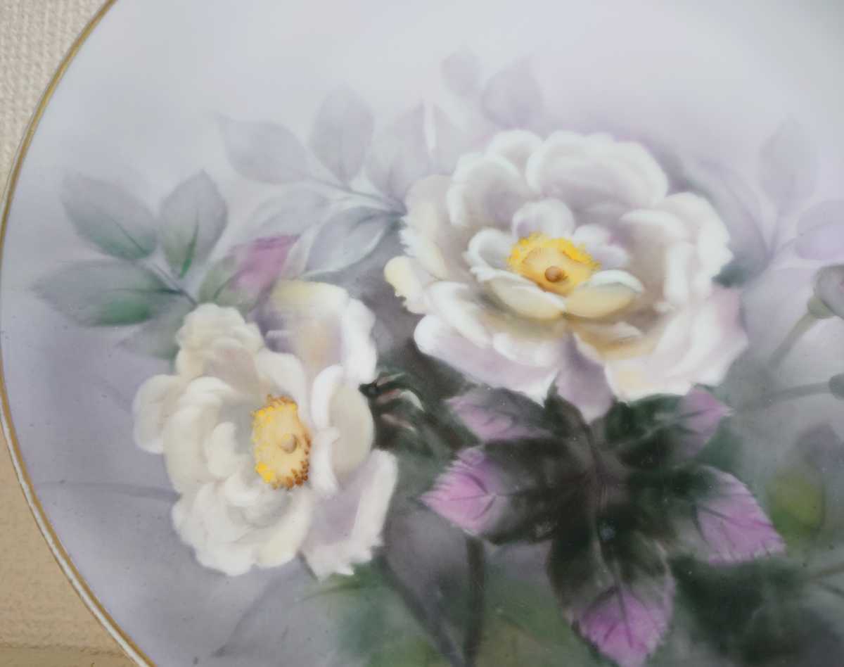 ☆Noritake/ノリタケ W.Sato 手描き 飾り絵皿☆検)日本陶器會社