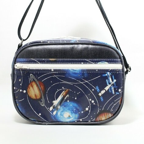 S11. 宇宙 カバン ショルダーバッグ スペースシャトル デニム S11. 宇宙 カバン ショルダーバッグ スペースシャトル デニム