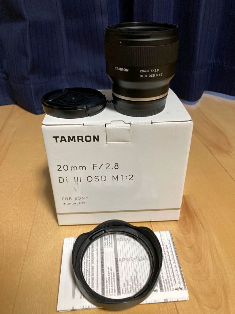 TAMRON 20mm f/2.8 Di III OSD M1:2 ソニーEマウントModel F050 FOR