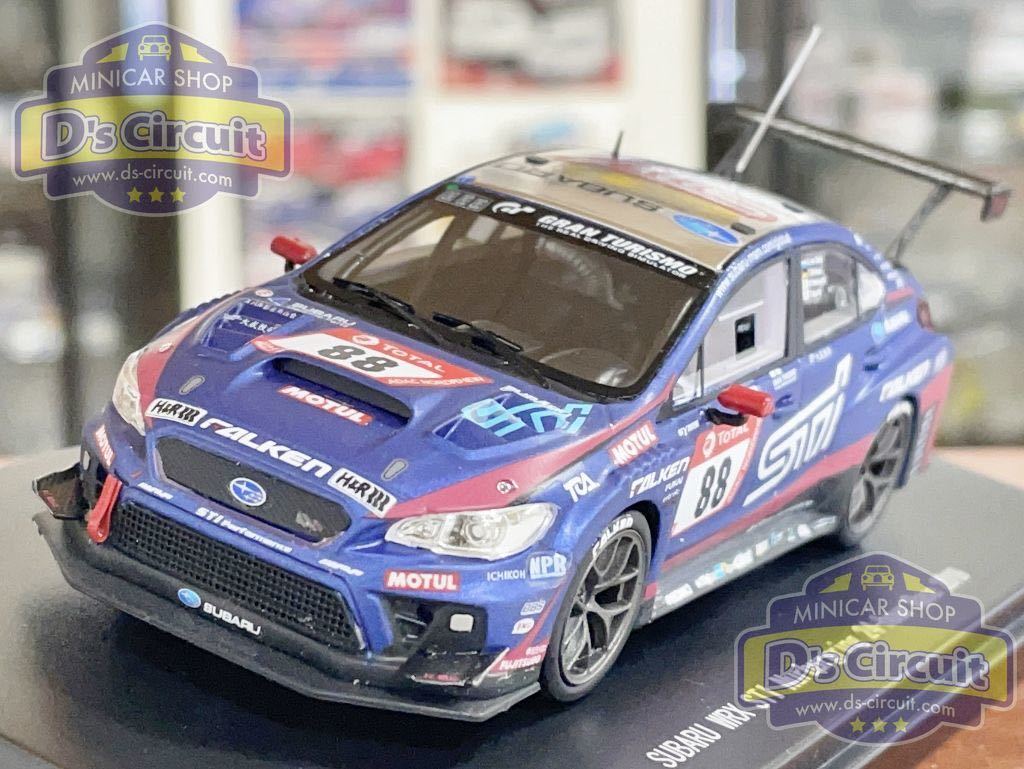 メーカー直送】 エブロ 1 43 スバル WRX STI No.88 2019 ニュルブル