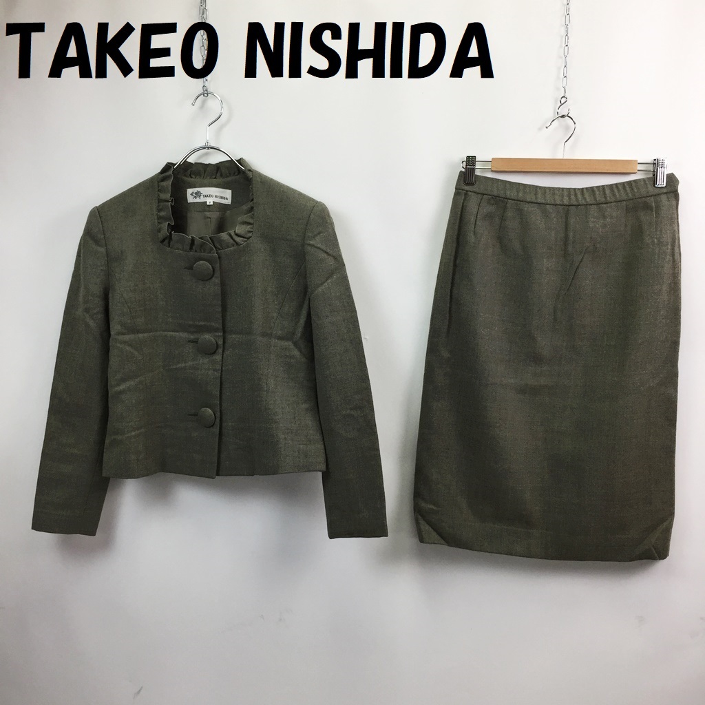 爆買い低価 美品!TAKEO NISHIDAスーツジャケット+ベルベットスカート