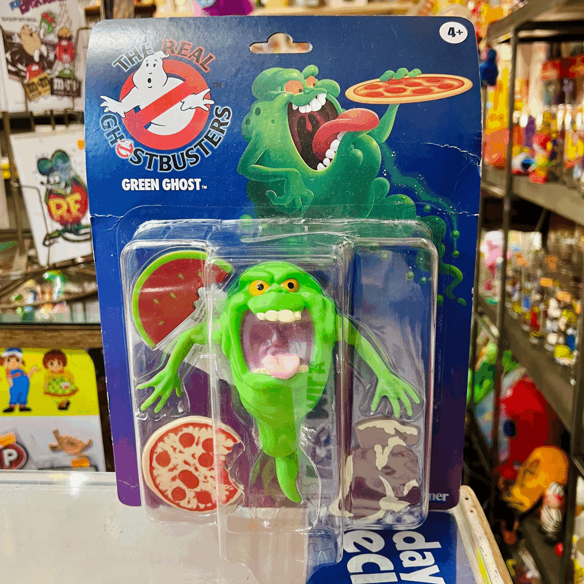  призрак Buster z зеленый призрак Sly ma- фигурка The Real Ghostbusters The Green Ghost Slimer Retro Kenner Hasbro