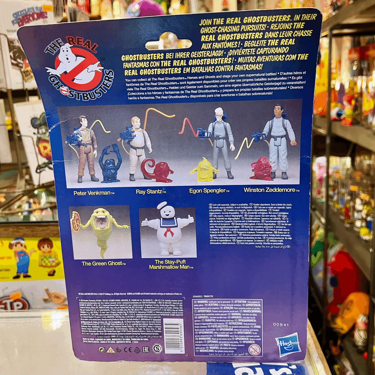  призрак Buster z зеленый призрак Sly ma- фигурка The Real Ghostbusters The Green Ghost Slimer Retro Kenner Hasbro