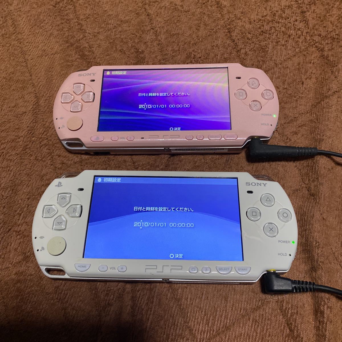 PSP 本体 PSP-3000 ピンク と PSP-2000 白 2台セット 現状品 