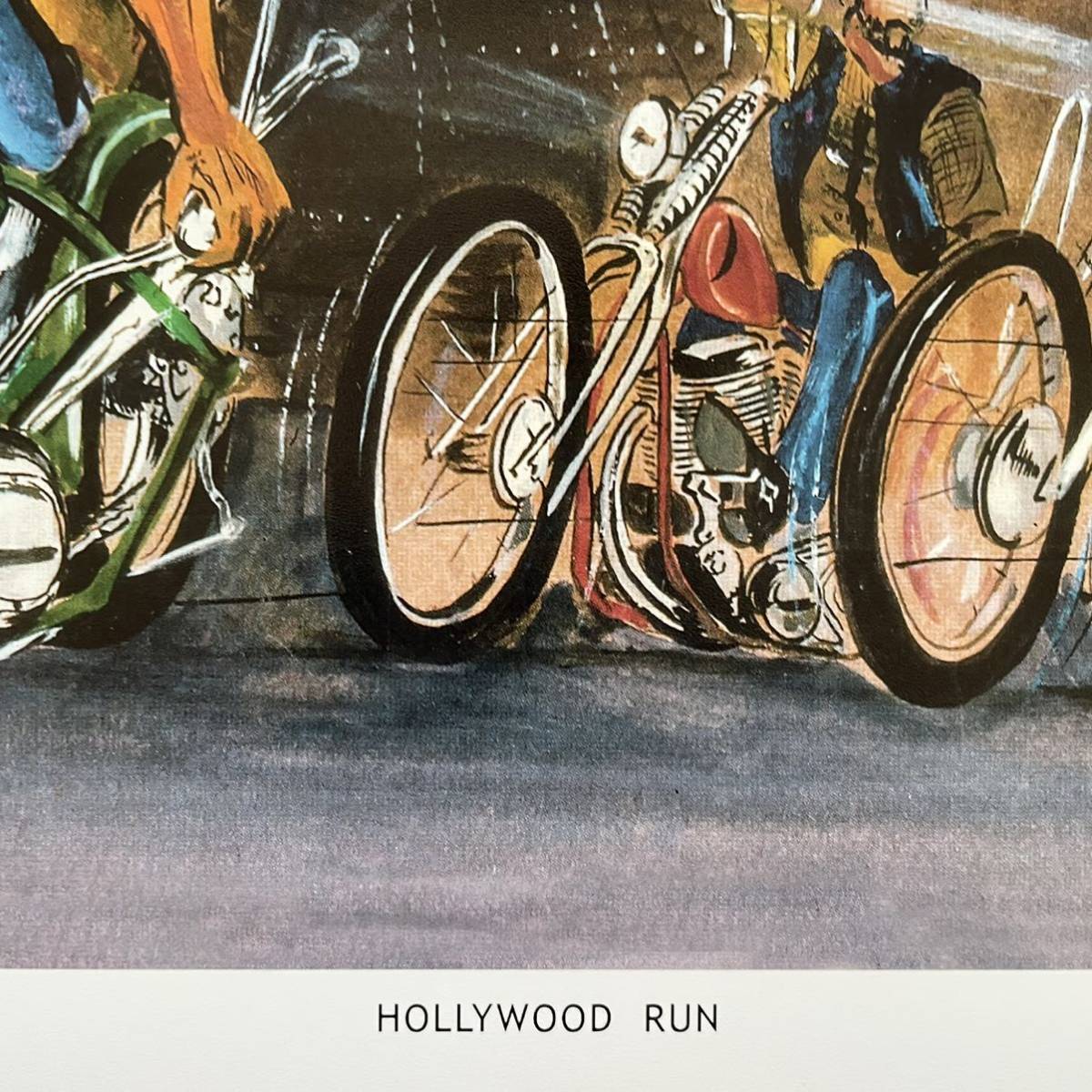 ポスター★David Mann 13 [HOLLYWOOD RUN]☆エドロス/ナックル/パンヘッド/ショベル/ヘルズエンジェルス/チョッパー/Hells Angels_画像4