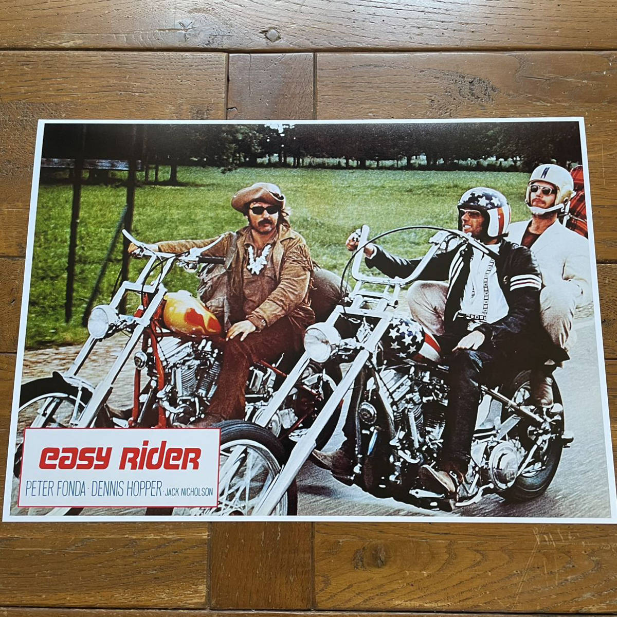 ポスター★イージー・ライダー（Easy Rider)1969 フォトポスター★ピーター・フォンダ/デニス・ホッパー/チョッパー/パンヘッド_画像1
