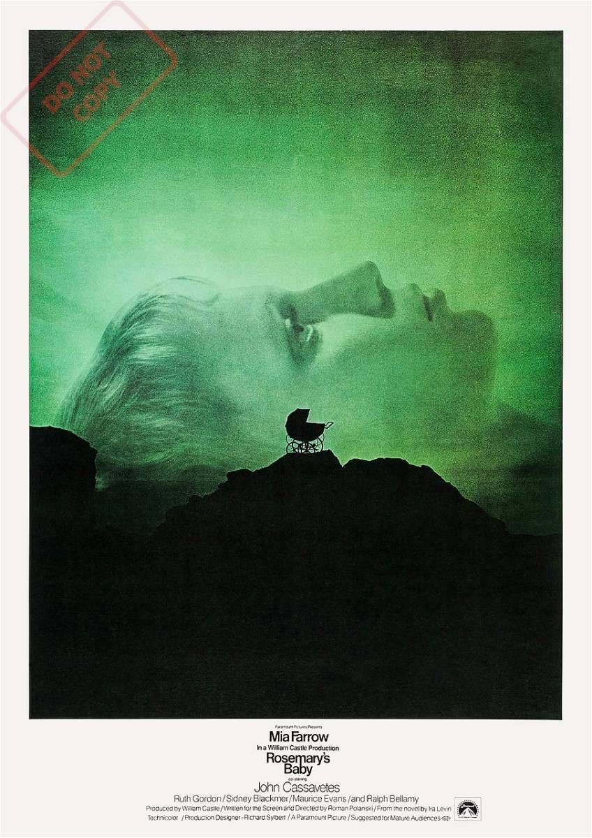 * horror movie [ rosemary. baby ](Rosemary\'s Baby) 1968 year A3 poster * romance *po Ran ski / mia *fa low 