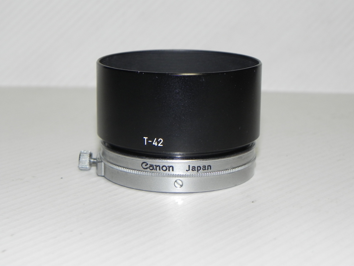 Canon T-42　レンズフード(中古品)_画像1