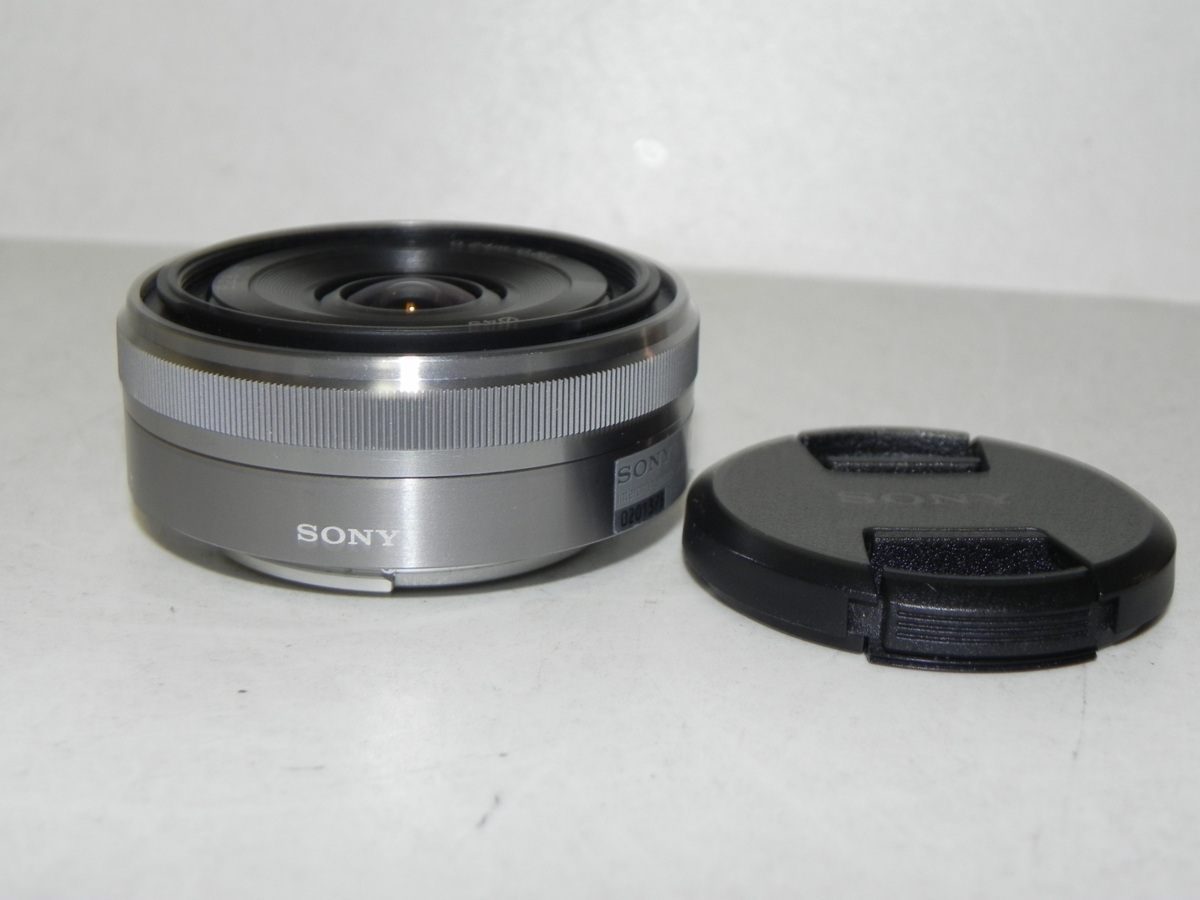 【本物新品保証】 Sony E 16mm/f 2.8(sel16f28)中古良品 ソニー、ミノルタ