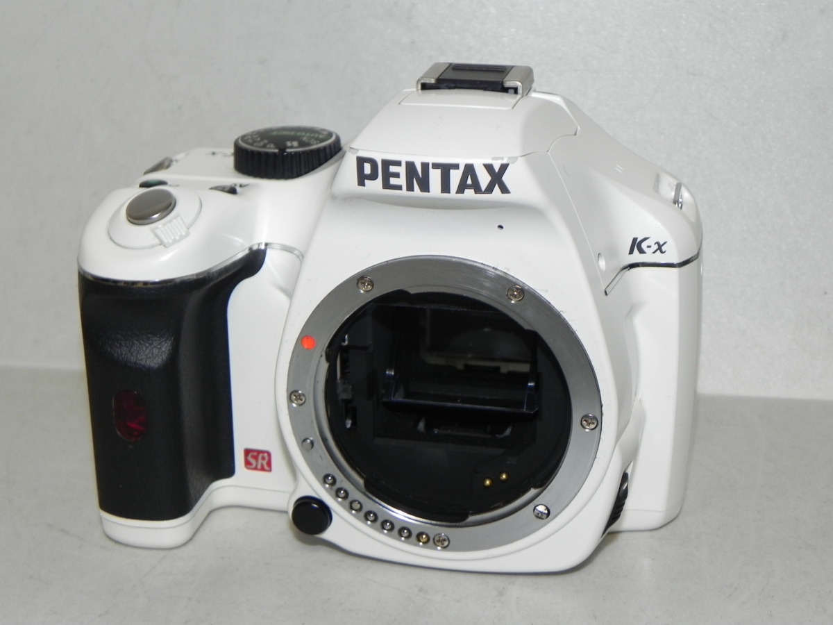 PENTAX K-X Wズームキット WHITE ジャンク品 品数豊富! PENTAX ジャンク品 WHITE Wズームキット K-X デジタルカメラ