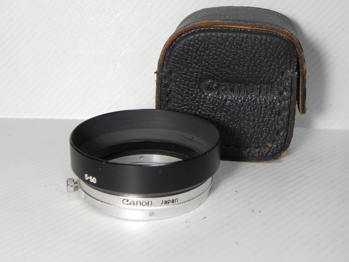 Canon S-50　レンズフード(中古品)_画像1