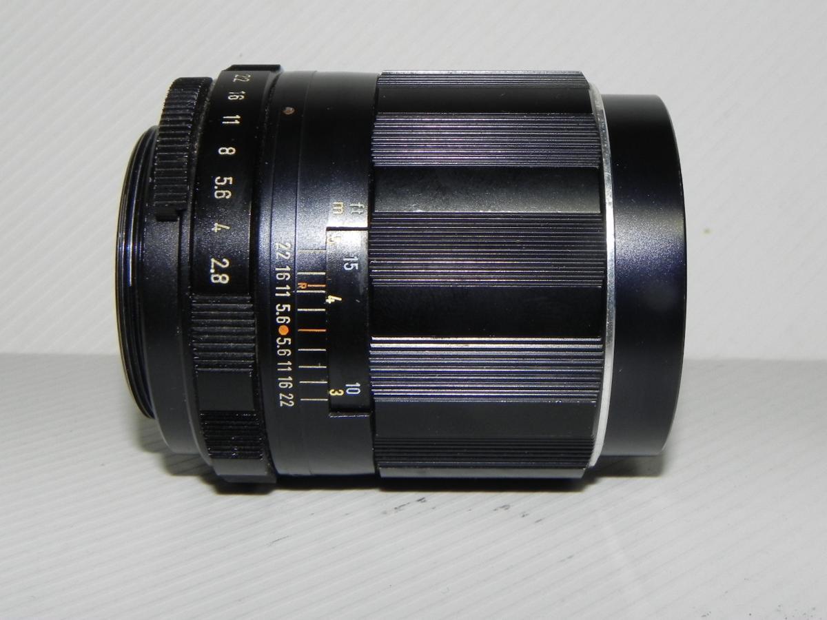 中古品　asahi super-TAKUMAR 105mm / f 2.8 レンズ(SMCT)。