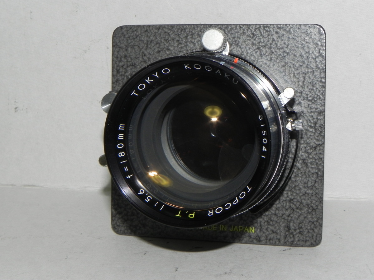 日本に Tokyo kogaku topcor P.T 180mm/f 5.6レンズ(中古良品) 大判