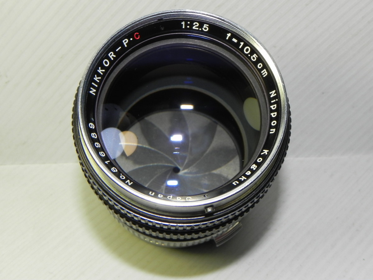 Nippon Kogaku NIKKOR-P.C 10.5cm F2.5 レンズ(Sマウント