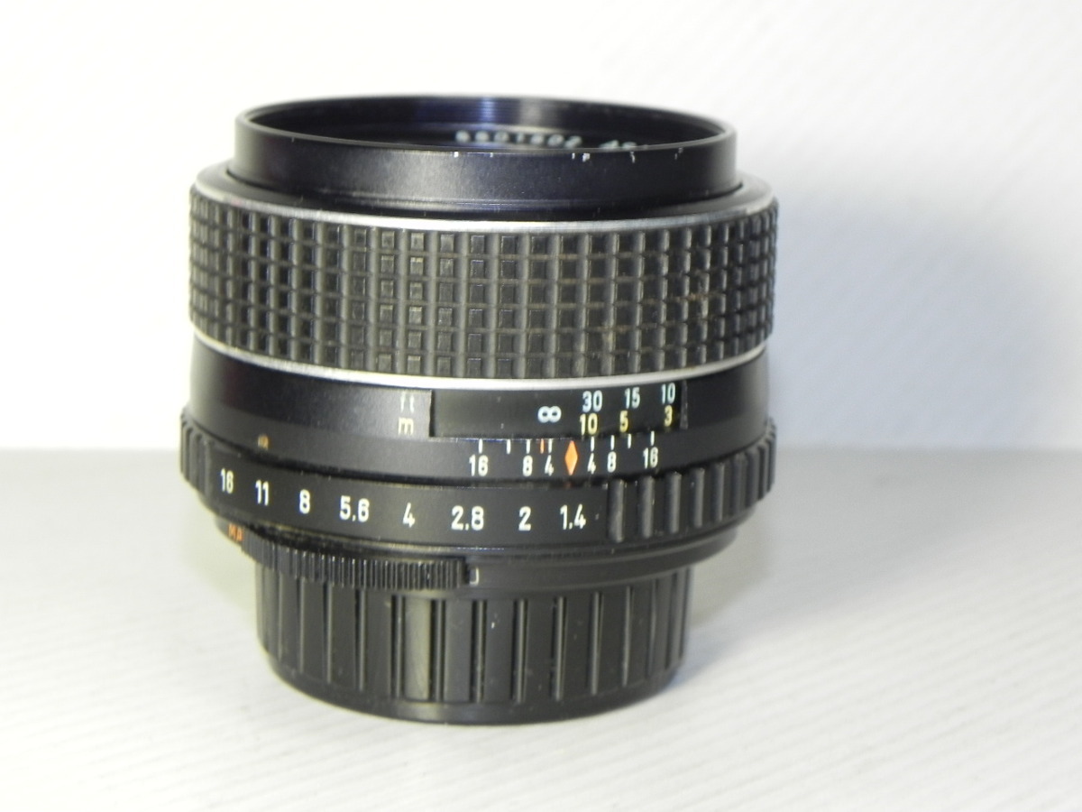 人気デザイナー ASAHI レンズ(中古品) f/1.4 50mm TAKUMAR SMC