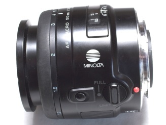 **中古良品　　Minolta AF Macro 50mm/f 2.8 レンズ(new)*_画像1