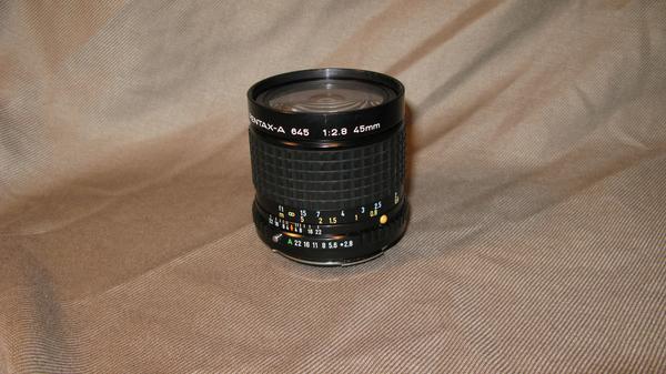 **中古良品　smc PENTAX-A 645 45mm/Ｆ2.8 レンズ*_画像1