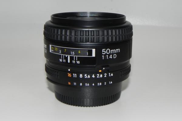 【現金特価】 Nikon 中古品) Dレンズ(日本製 50mm/1.4 Nikkor AF ニコン