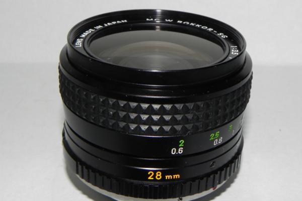 **中古品　Minolta MC W. ROKKOR-SG 　28mm/F3.5　レンズ_画像4