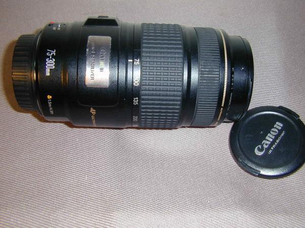 Canon EF 75-300ｍｍ/Ｆ 4-5.6 IS　レンス゛(中古品)