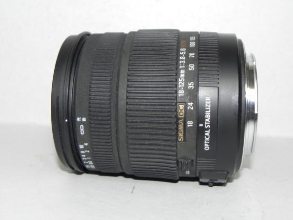 新しい *ジャンク品 SIGMA AF 18-125mm F3.8-5.6 DC os HSM レンズ