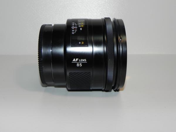 **中古良品　Minolta AF 85mm/f1.4 レンズ*_画像1