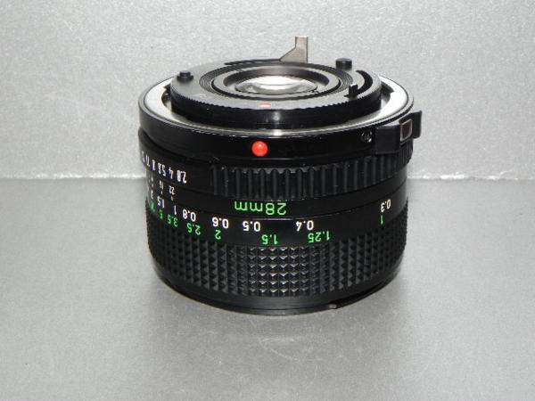 **中古良品　Canon NFD 28mm /f2.8 レンス゛*_画像3