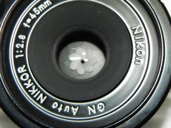 **中古良品　Nikon GN Auto NIKKOR 45mm F2.8 レンズ*_画像3