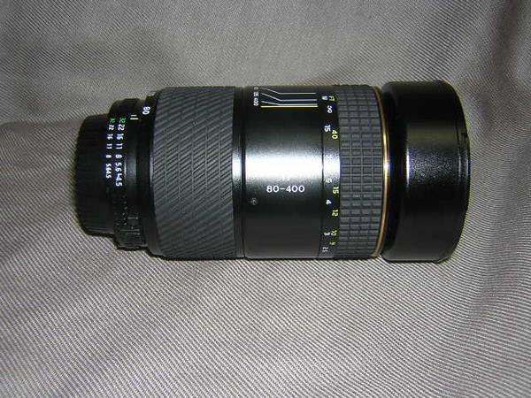 ジャンク品 Tokina AT-X AF 80-400mm F4.5-5.6 (Nikon用)*-