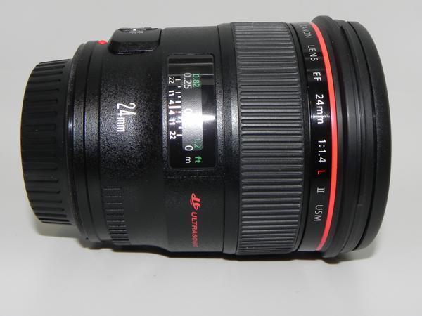 中古良品　Canon EF 24mm/f 1.4L II USM レンズ