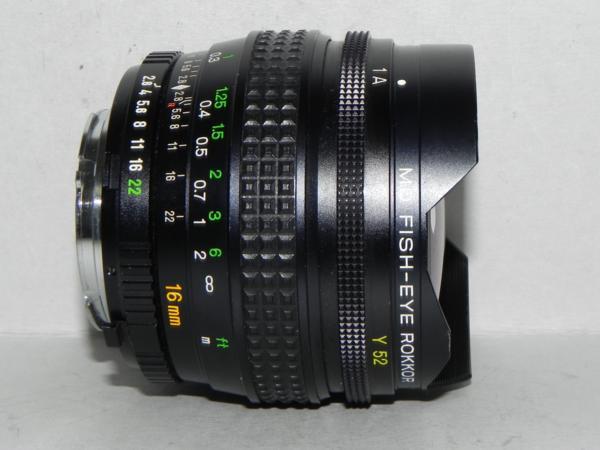 良品 Minolta MD 16mm/f 2.8 フィッシュアイ レンズ