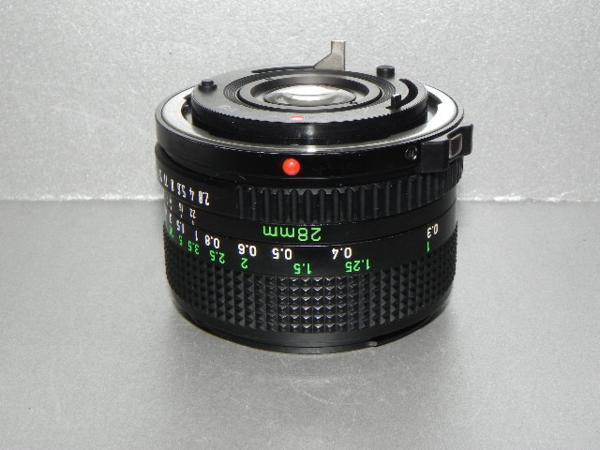 Canon NFD 28mm /f2.8 レンス゛(中古品)_画像3