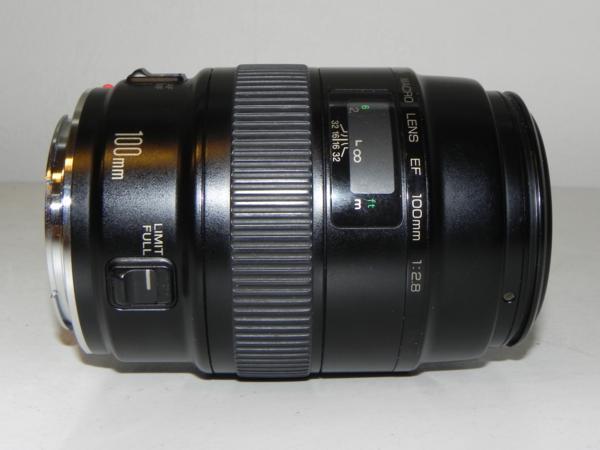 高級ブランド Canon MACRO EF 100 mm/f 2.8 レンズ(中古良品) キヤノン