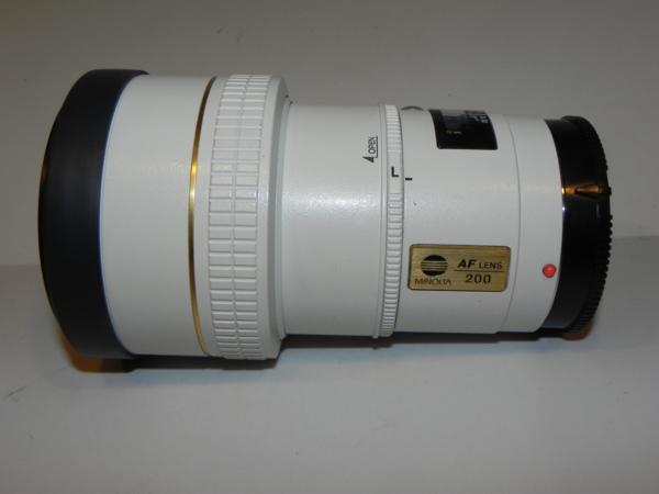 **中古良品　MINOLTA AF APO TELE 200mm/f 2.8 レンス゛*_画像1