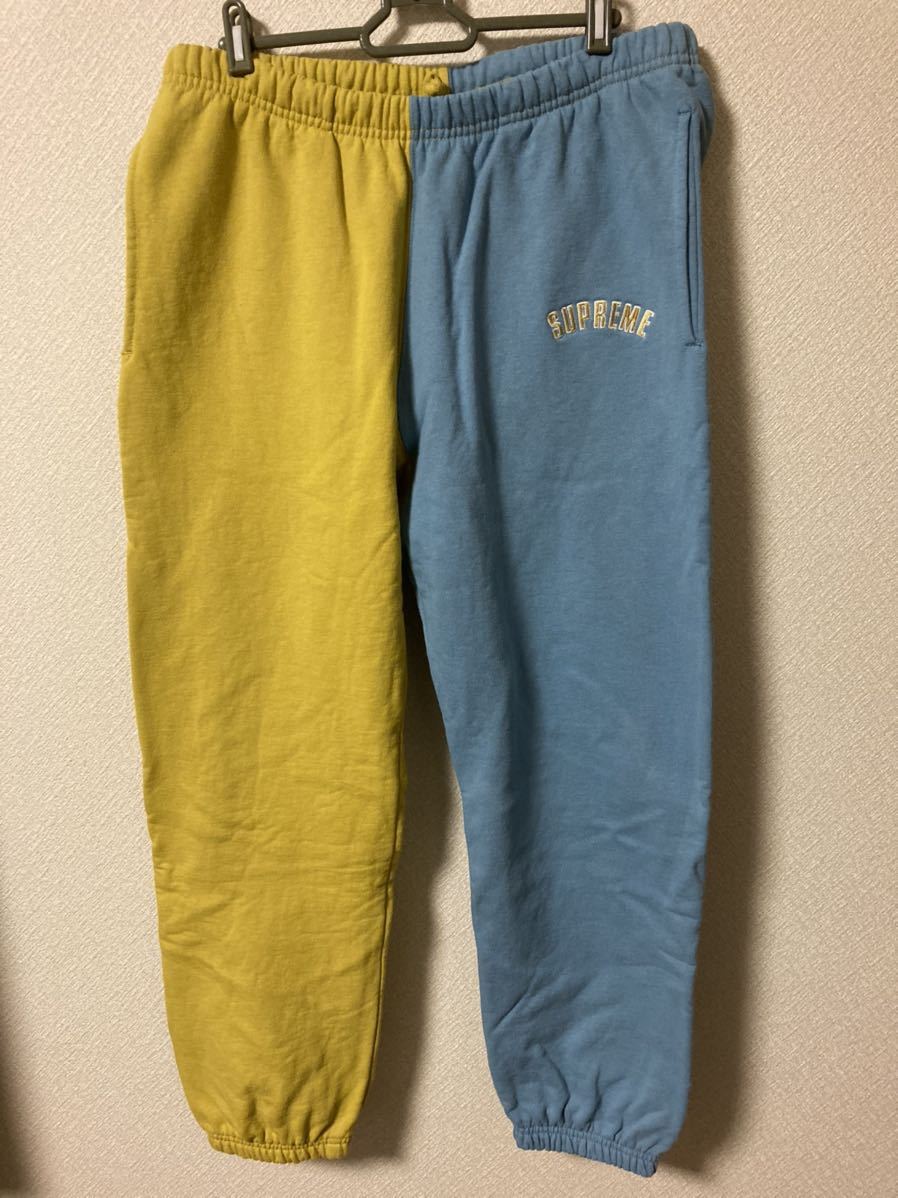 Supreme シュプリーム バイカラースウェットパンツ サイズM Supreme シュプリーム バイカラースウェットパンツ サイズM