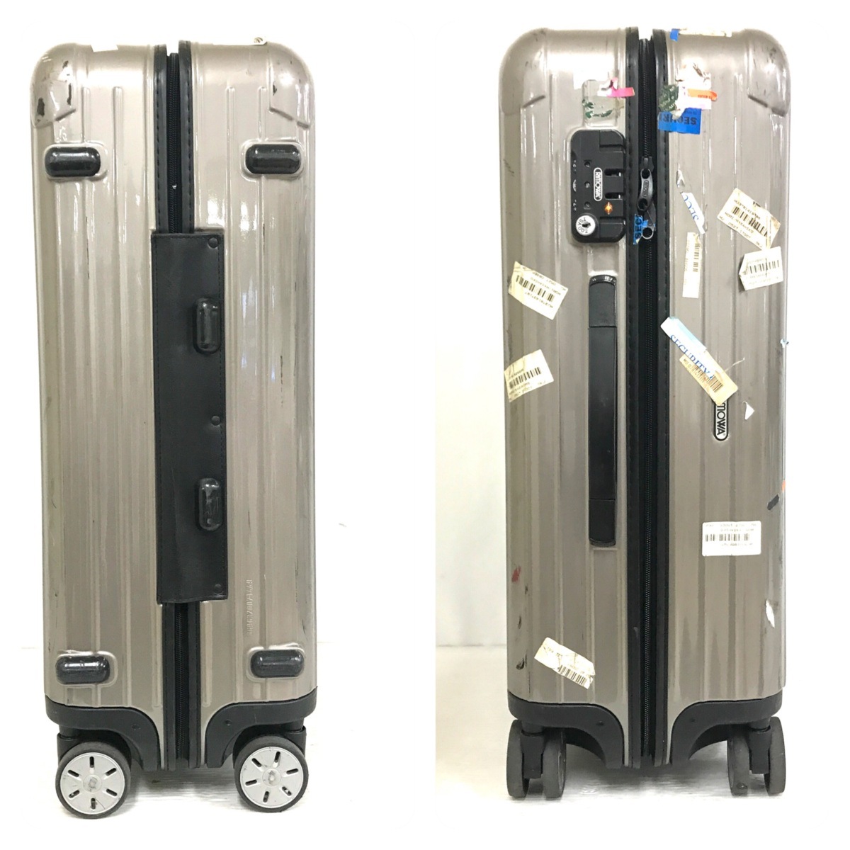 1円~ RIMOWA リモワ スーツケース サルサ 63L シルバー 4輪 TSAロック