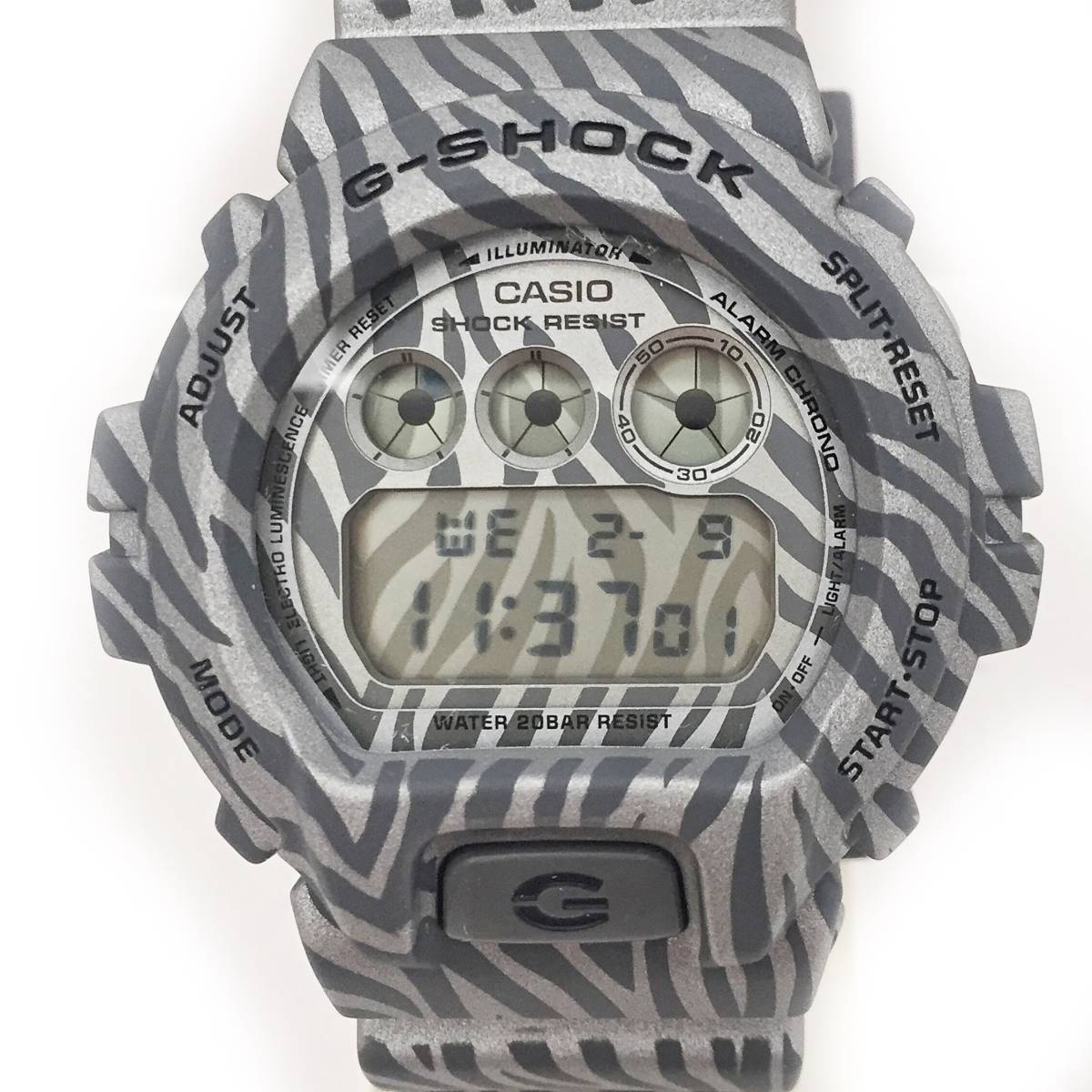 ■■【美品】CASIO/カシオ G-SHOCK ゼブラ 海外モデル DW-6900ZB-8ER クォーツ 腕時計■■_画像1