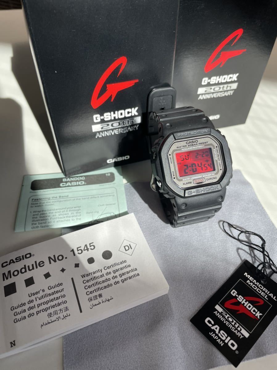 CASIO G-SHOCK DW-5000ML-1DR 20th ANNIVERSART 20周年 1JF 海外 CASIO G-SHOCK DW-5000ML-1DR 20th ANNIVERSART 20周年 1JF 海外
