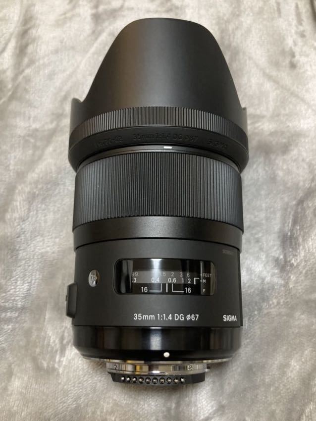 美品 SIGMA 35mm f1.4 DG HSM art ニコン用 fマウント www.filipeshoes.com