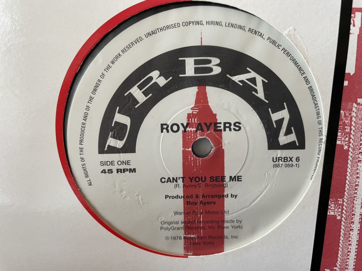 ROY AYERS CAN'T YOU SEE ME 12 UK PRESS!! ガラージクラシック!!_画像2