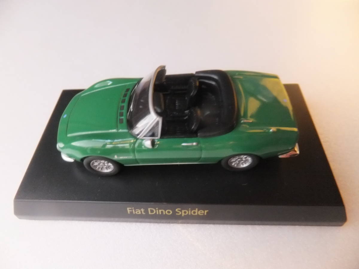 京商　フィアット・ランチア　ミニカーコレクション　Fiat　Dino　Spider　グリーン　1/64_画像4