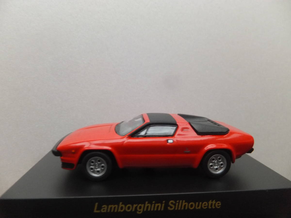 京商　ランボルギーニ・ミニカーコレクション２　Lamborghini　Silhouette　赤　1/64_画像3