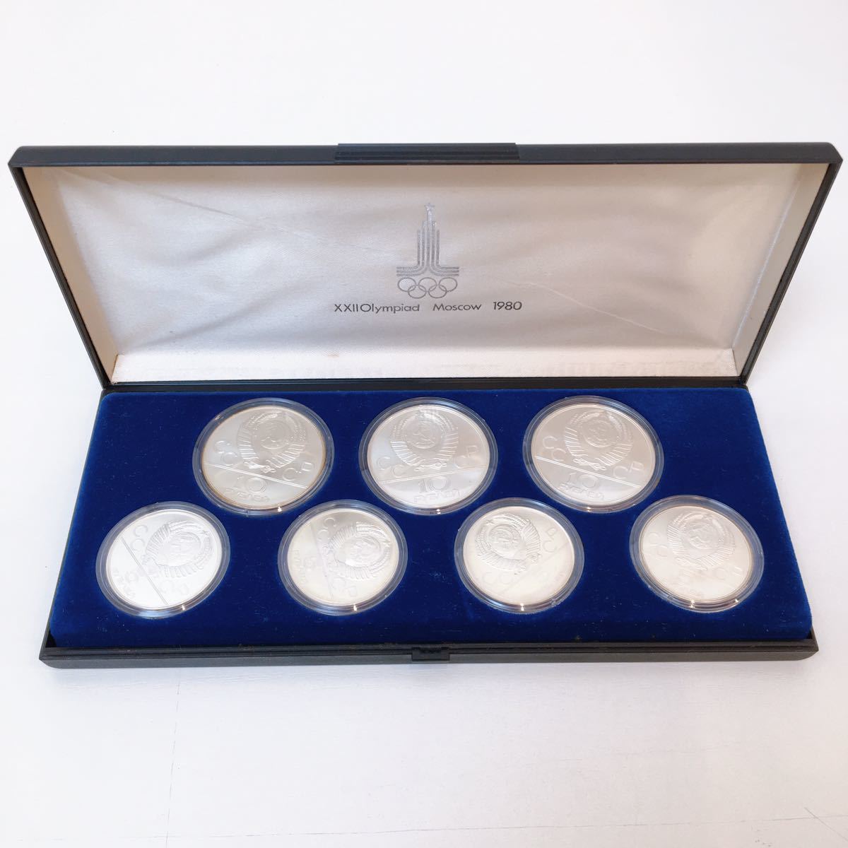 モスクワオリンピック 1980年 銀貨7枚セット 記念メダル モスクワ五輪 
