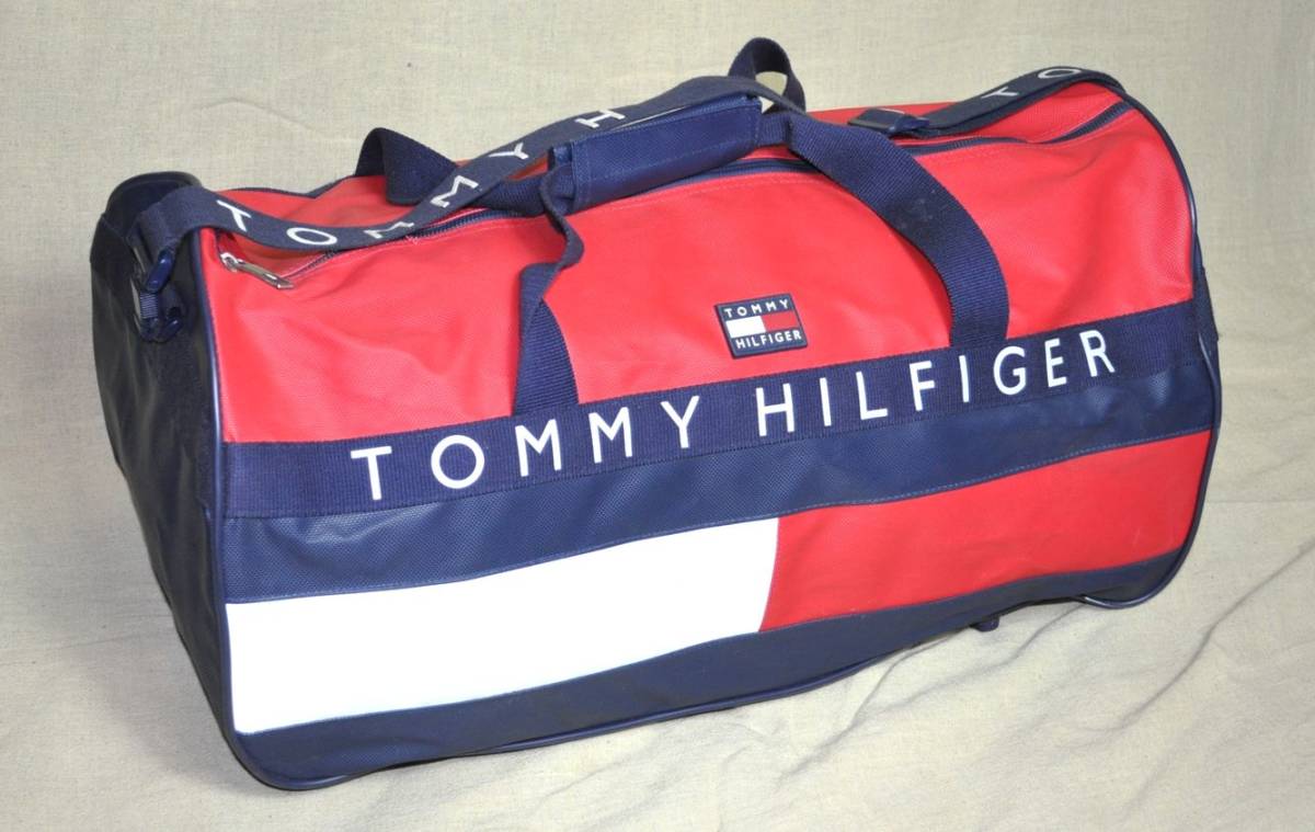 TOMMY HILFIGER (トミーヒルフィガー) フラッグ 大型 2way ボストンバッグ ショルダー 