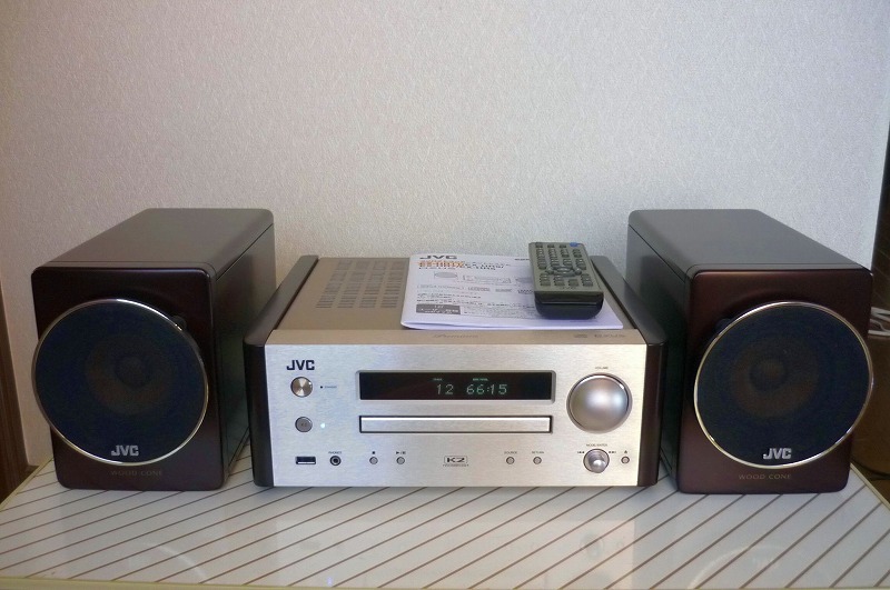 ビクター JVC ウッドコーンコンポ EX-HR11