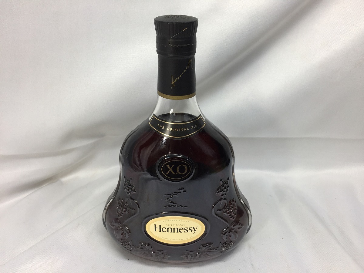 古酒 ブランデー ヘネシー クリアボトル 黒キャップ 0.7L A548